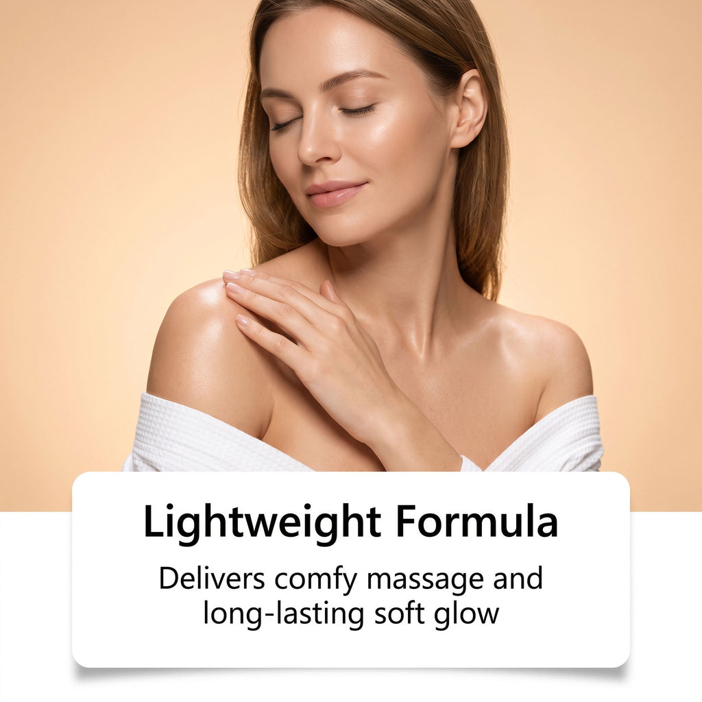 Peau du corps du visage lisse et brillante