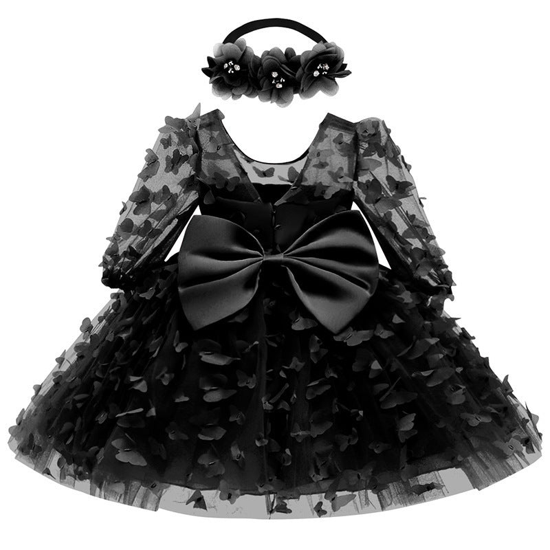 Bébé et tout-petit Robe à manches moyennes Enfants Robe formelle