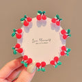 Cerise et fraise Mini Hair Clips Sweet Bang Clipsessentiels pour le lavage quotidien du visage