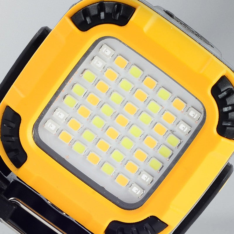 Lampe de travail LED rechargeable COB Super lumineux Projecteur portable étanche