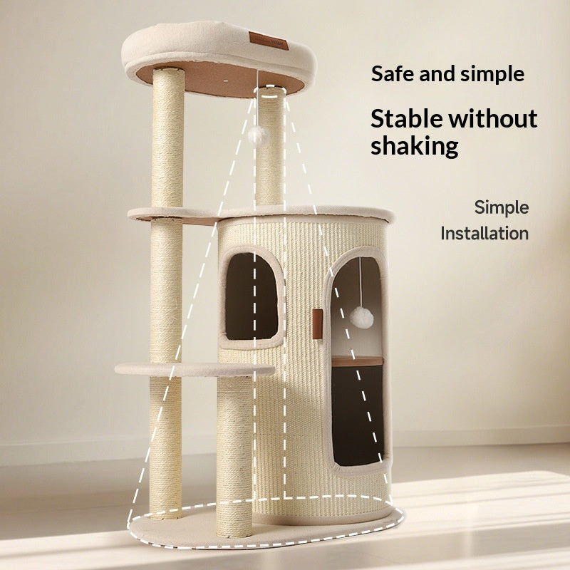 Lit de chat cadre d'escalade et scratching post Self Entertainment Arbre de chat