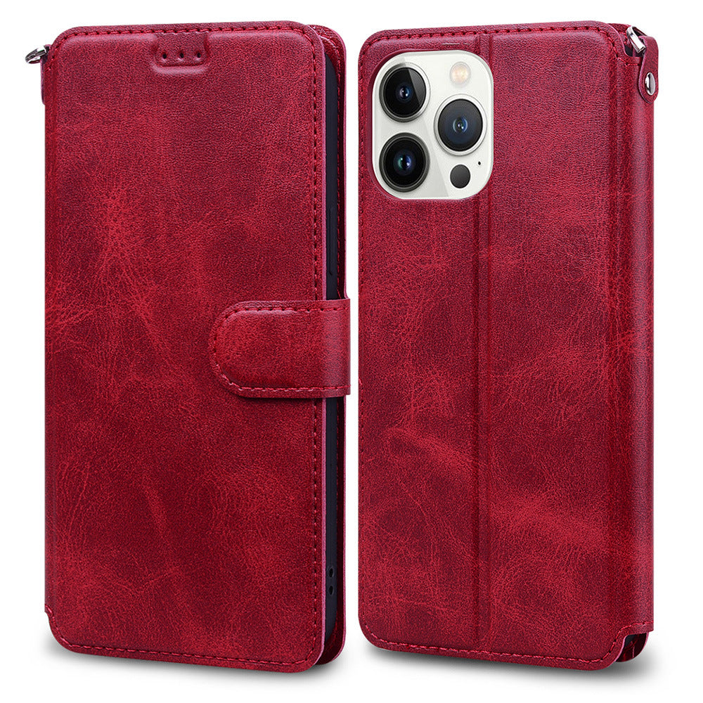 Leather case for 16 Pro Max