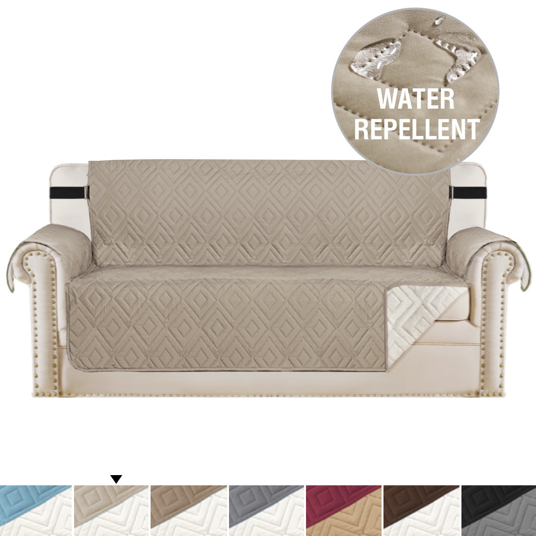 Grille recyclée Respirant épaissé imperméable à l'eau Canapé Coussin