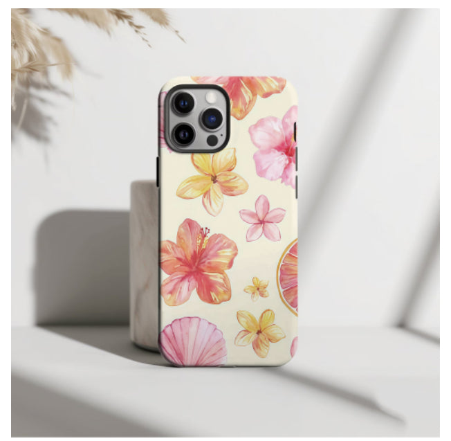Flower Two-in-one Film Phone Case