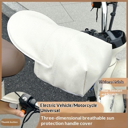 Summer Tram Sun and Wind Shield Handbar Cover Guard