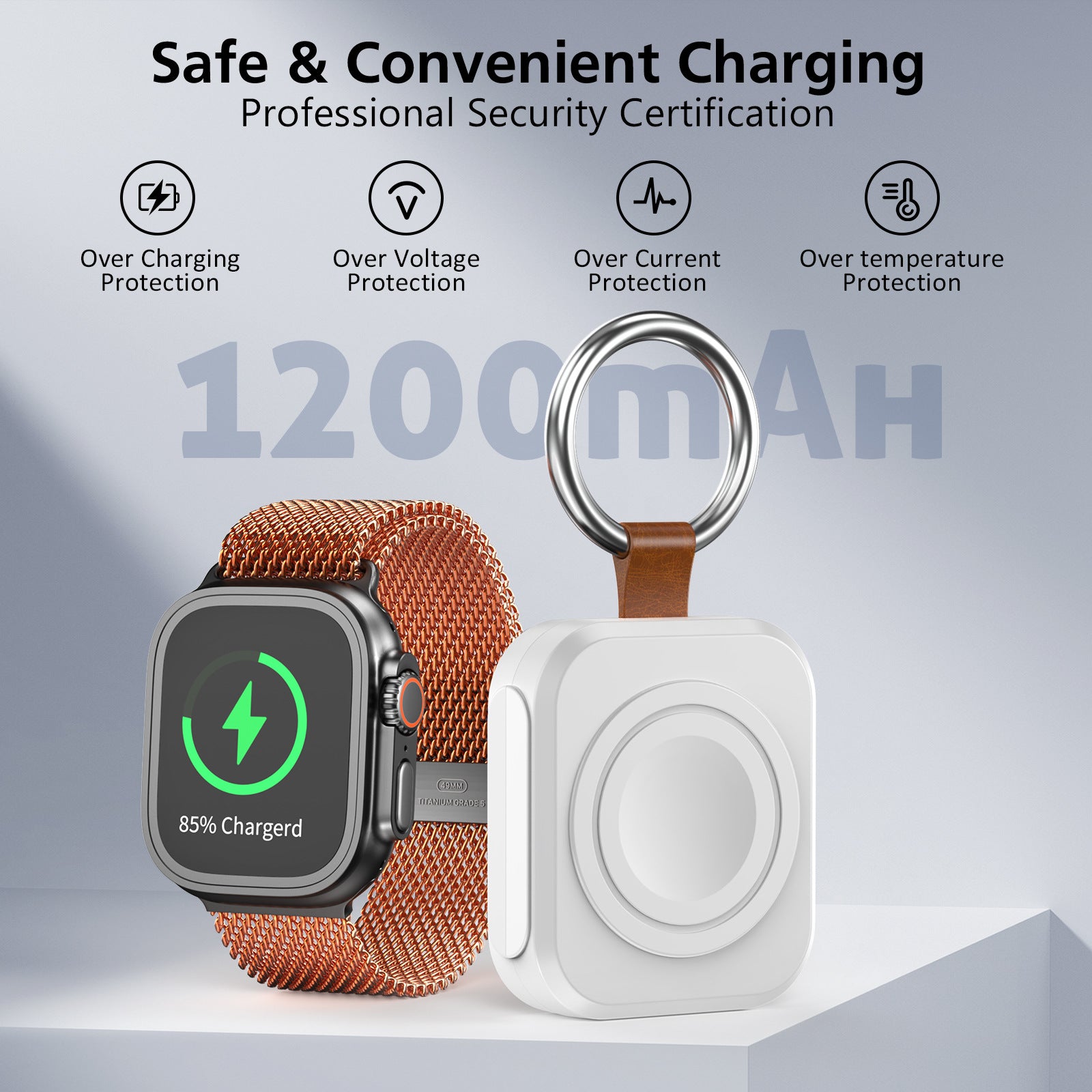 Chargeur sans fil magnétique portable Smartwatch