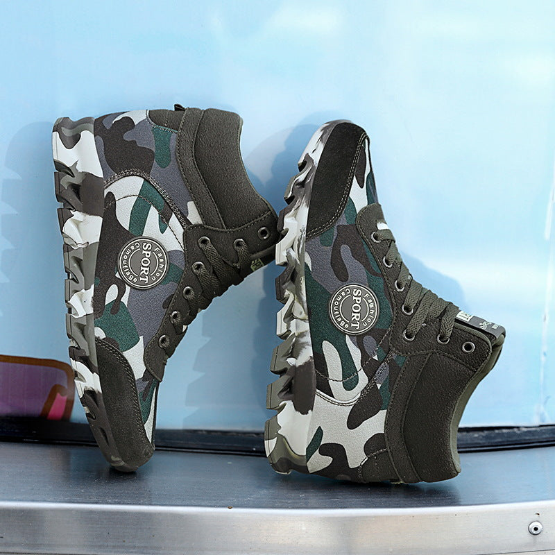 Camouflage occasionnel des femmes Augmentation des sneakers