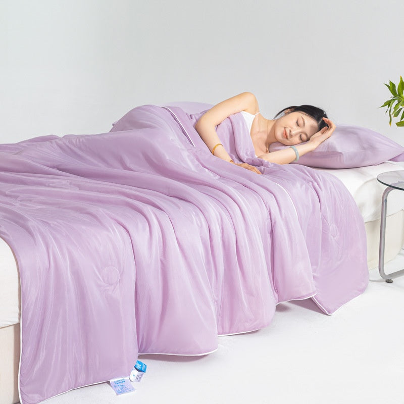 Quilt d'été en soie glacée fraîche et fine