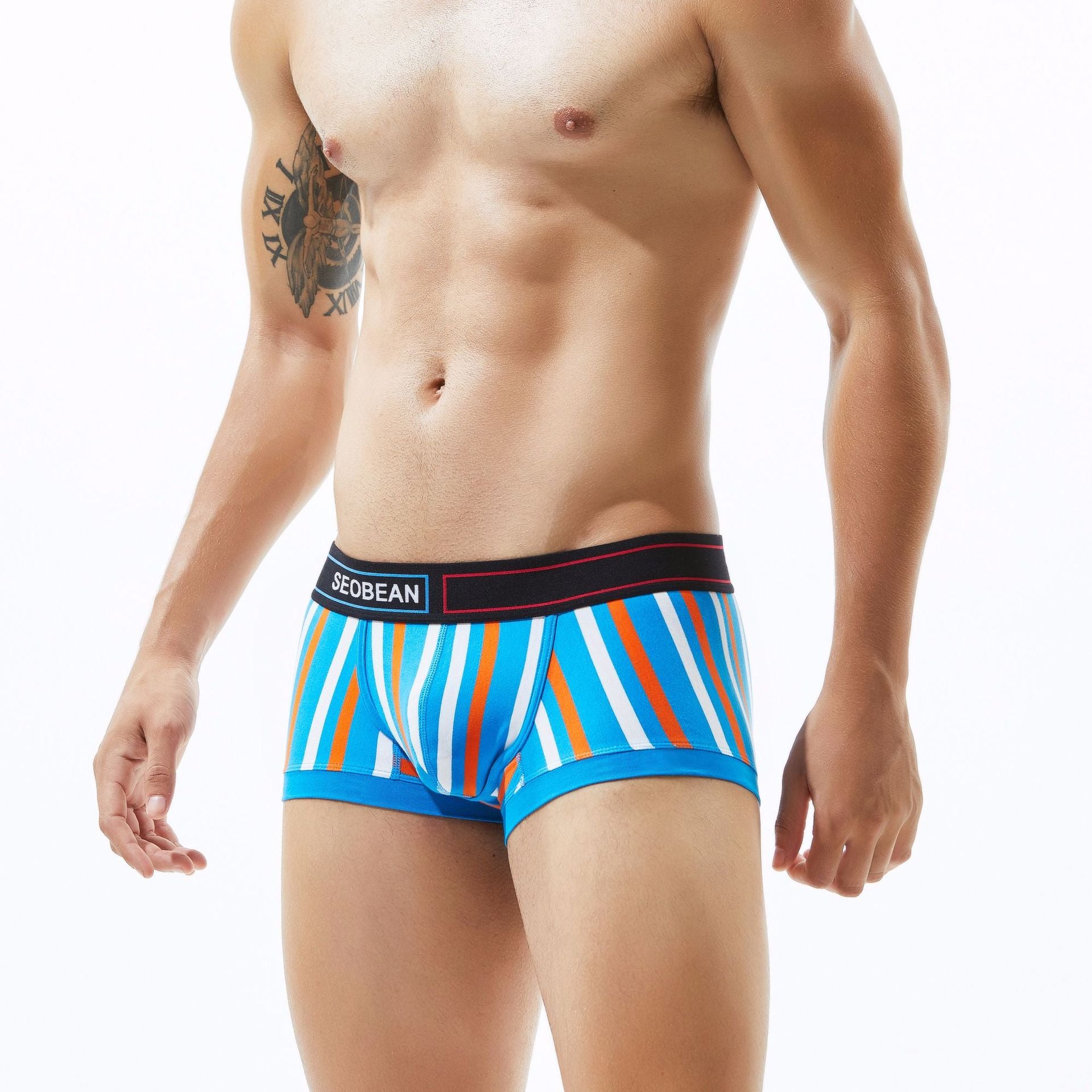 Sous-vêtements Homme rayé Rainbow Sport Boxer