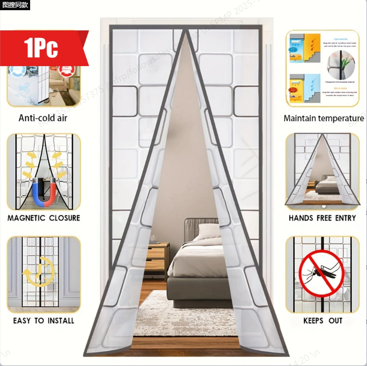 Magnetic EVA Air Conditioner Insulation Door Curtain
