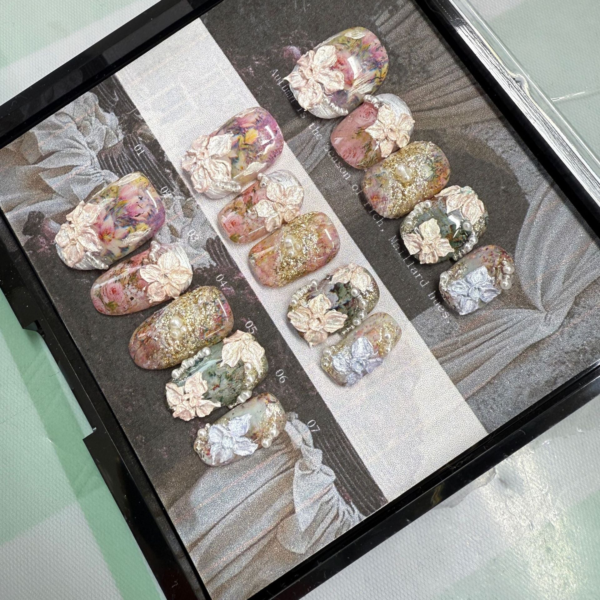 Haut de gamme personnalisé Short-style Hand made Wearable Nails