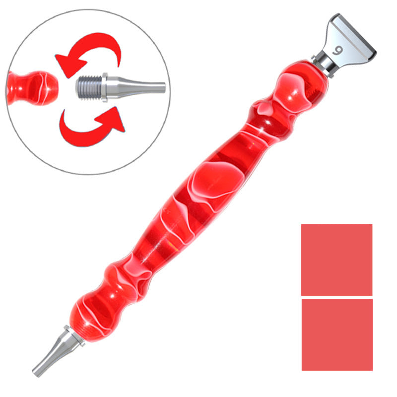 Alliage de fil métallique Stylo de forage de point de dessin diamant