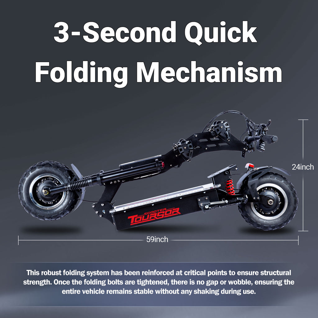 X14 High Power 13 pouces roue hors route 5000W moteur scooter électrique