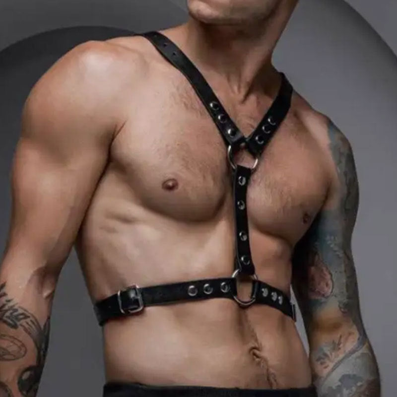Vêtements de formation de bondage pour adultes pour jouer le rôle Restreindre le corps en cuir et les souches de bondage