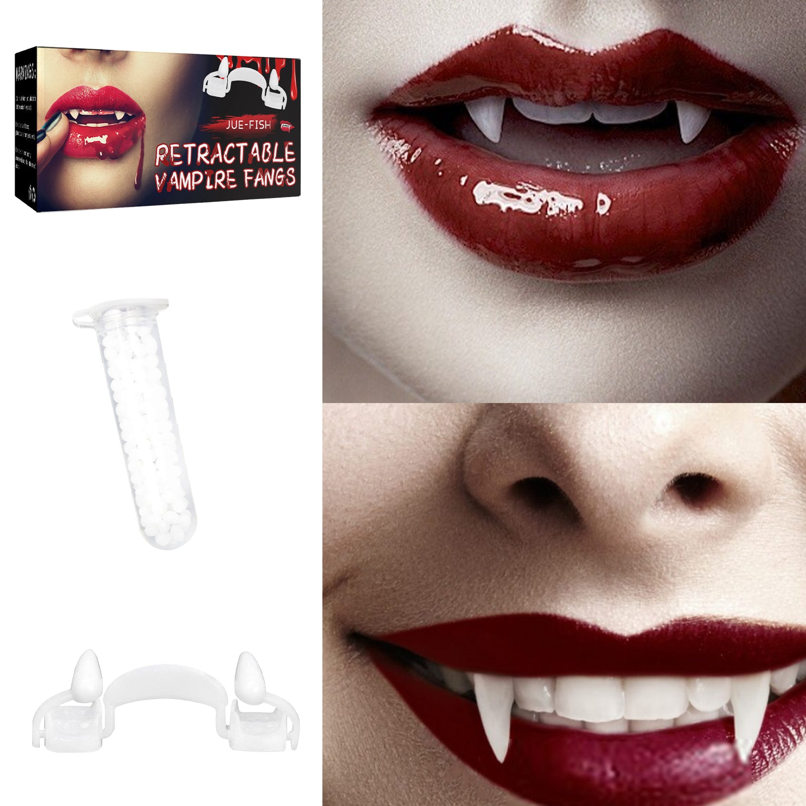 Dents de vampire rétractables