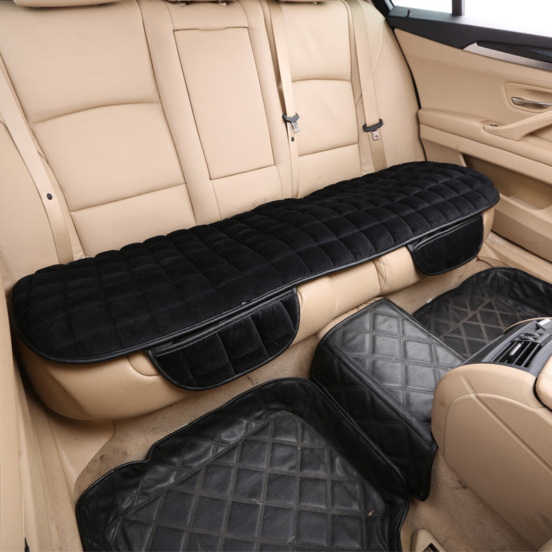 Coussin en peluche de voiture Ensemble en trois parties sans attache Non-dérapant sans dossier