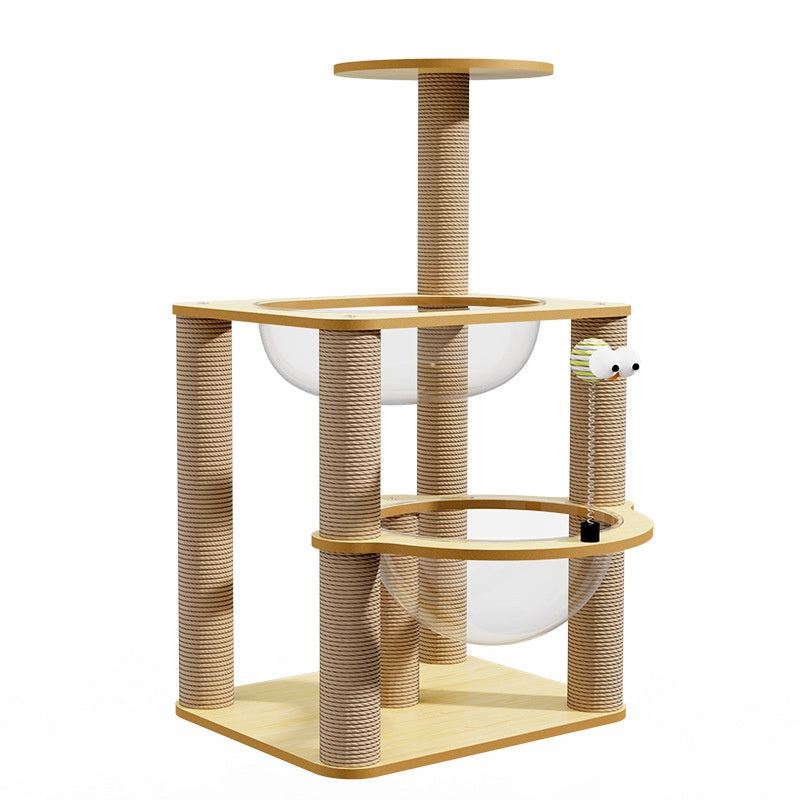 Cadre d'escalade Cat et Combo lit Cat avec capsule d'espace agrandie