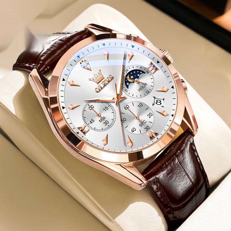 Montre de mode multifonctionnelle pour les hommes