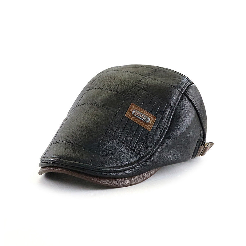 Chaud de cap en cuir avec cap en cuir PU fashionable