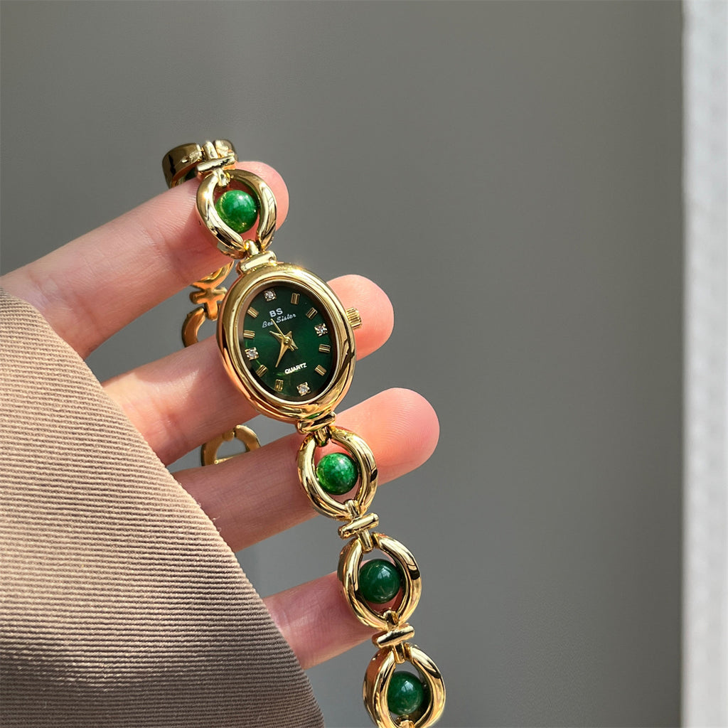 Amber Pearl Bracelet Chain Design avec un sens de haut de gamme