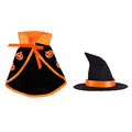 Animaux de compagnie Halloween Cape Hat Set Chiens Costume mignon Animaux de compagnie Halloween Fête Cosplay Vêtements Chats Dec