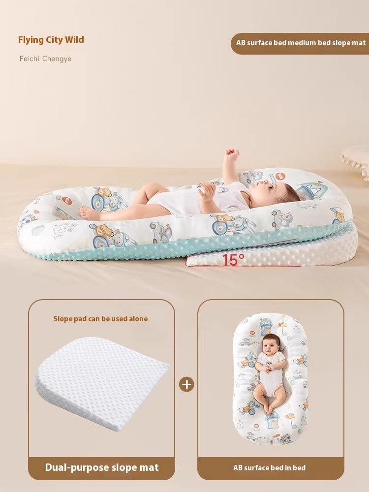Minimally imprimé bébé apaisant et lit anti-stupéfiant