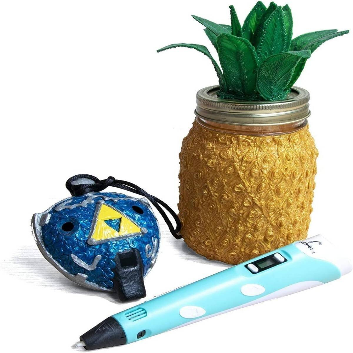 Stylo 3D Stylo d'impression 3D comprend 3 couleurs PLA Filament