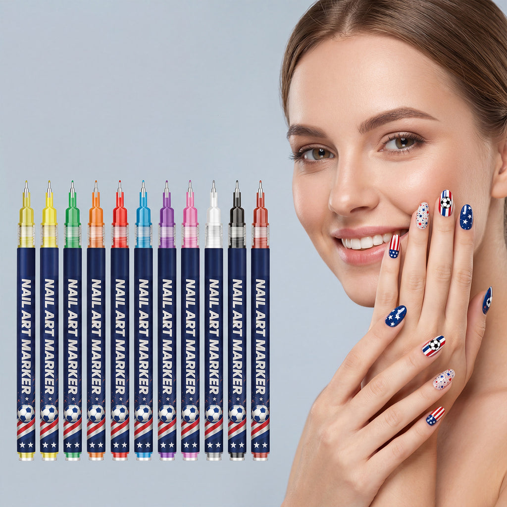 Coupe du monde de stylo Art de ongles