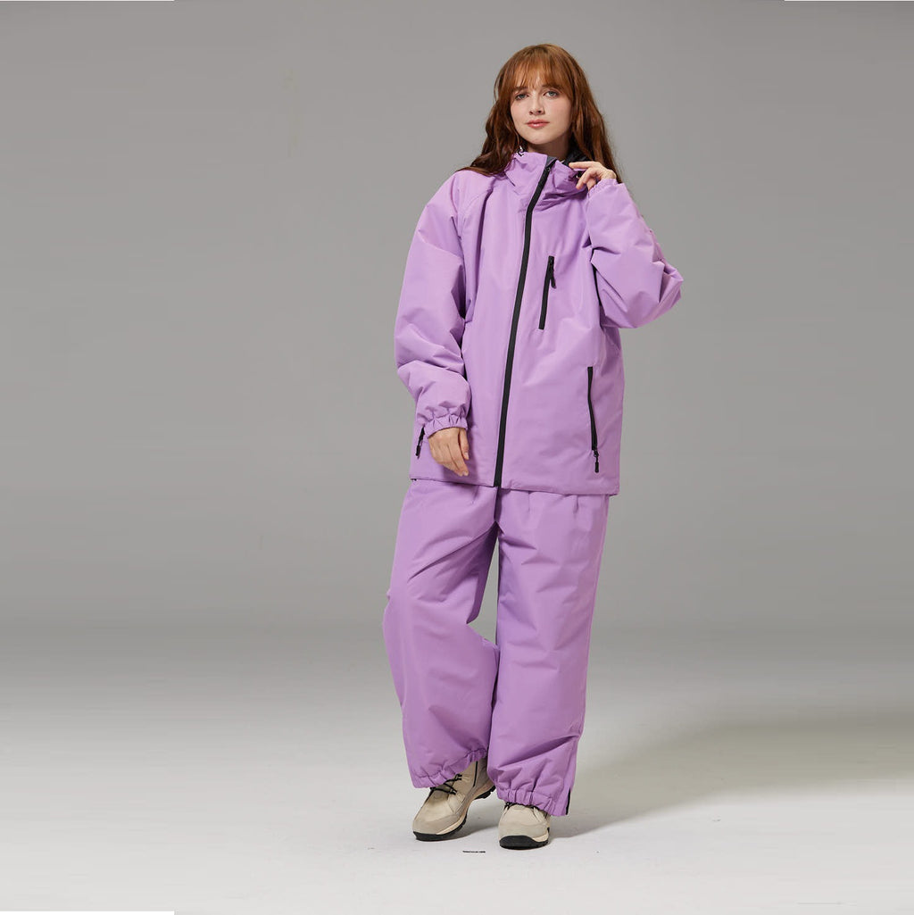 Unisex windproof and waterproof ski suit