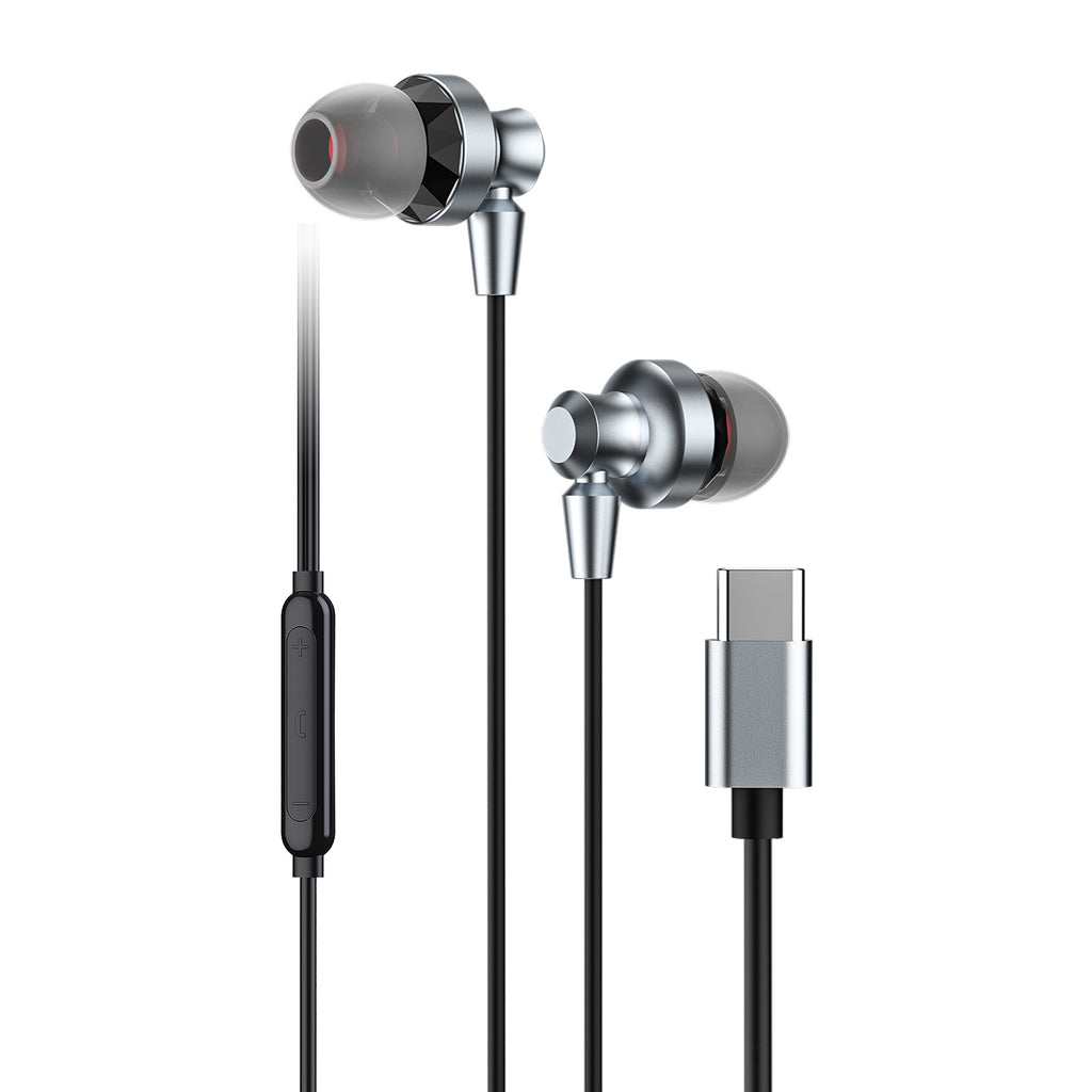 KP-239 Casques USB-C filaires audio à faible latence pour la musique et le jeu