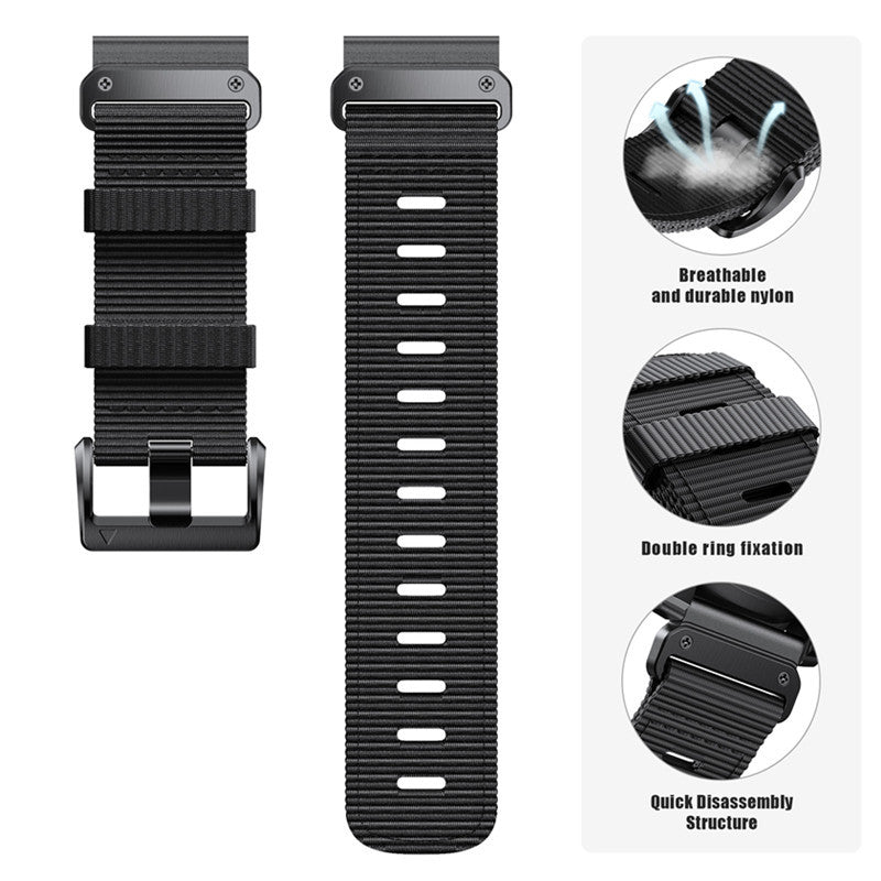 Bracelet de montre en nylon tissé à libération rapide