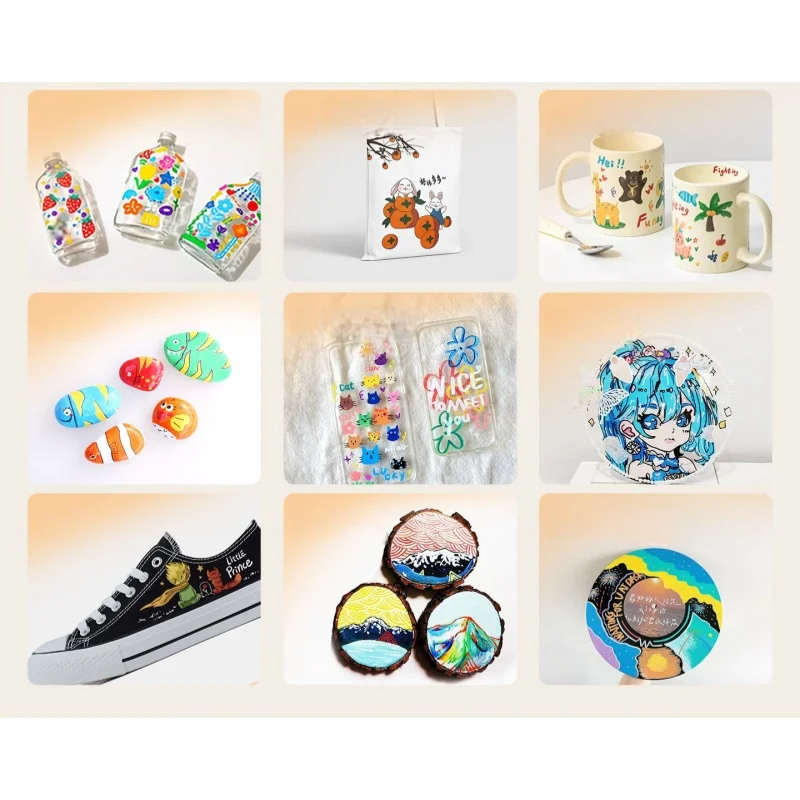 Marqueur acrylique 120pcs pour les élèves de l'école primaire