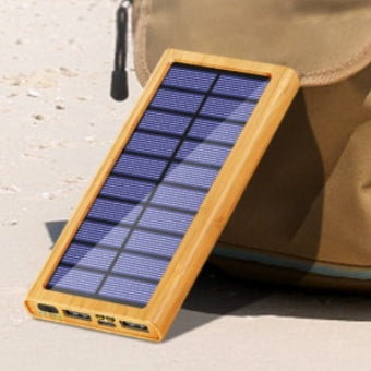 Chargeur portable d'extérieur avec éclairage LED à énergie solaire