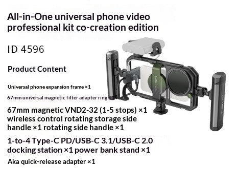 Universal Rabbit Cage Live Streaming Pro Extension Kit for Mobile Phones
