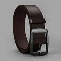Boucle d'épingle pour homme PU Ceinture à oeillets en microfibre Mode Ceinture décontractée