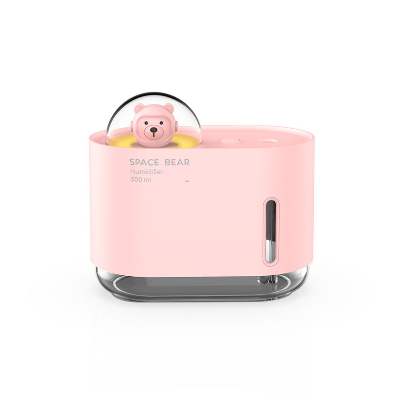 Humidificateur pour animaux mignons Spray compteur d'eau lumière de nuit Usb