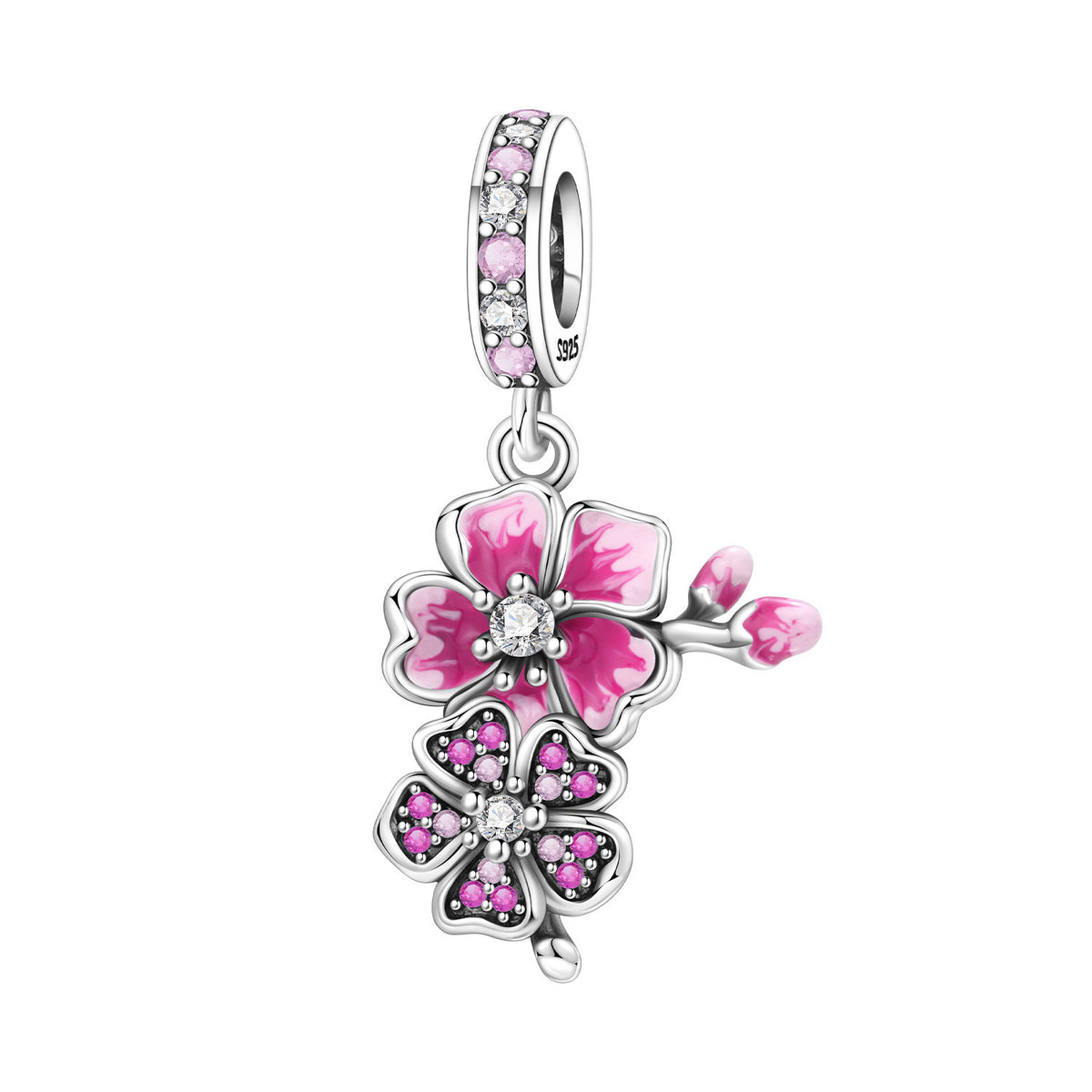 Lily de la vallée Iris et la fleur spinning bricolage bracelet pendentif accessoires