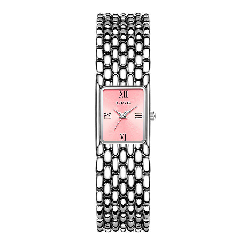 Arrivée Casual simple et compacte montre carrée