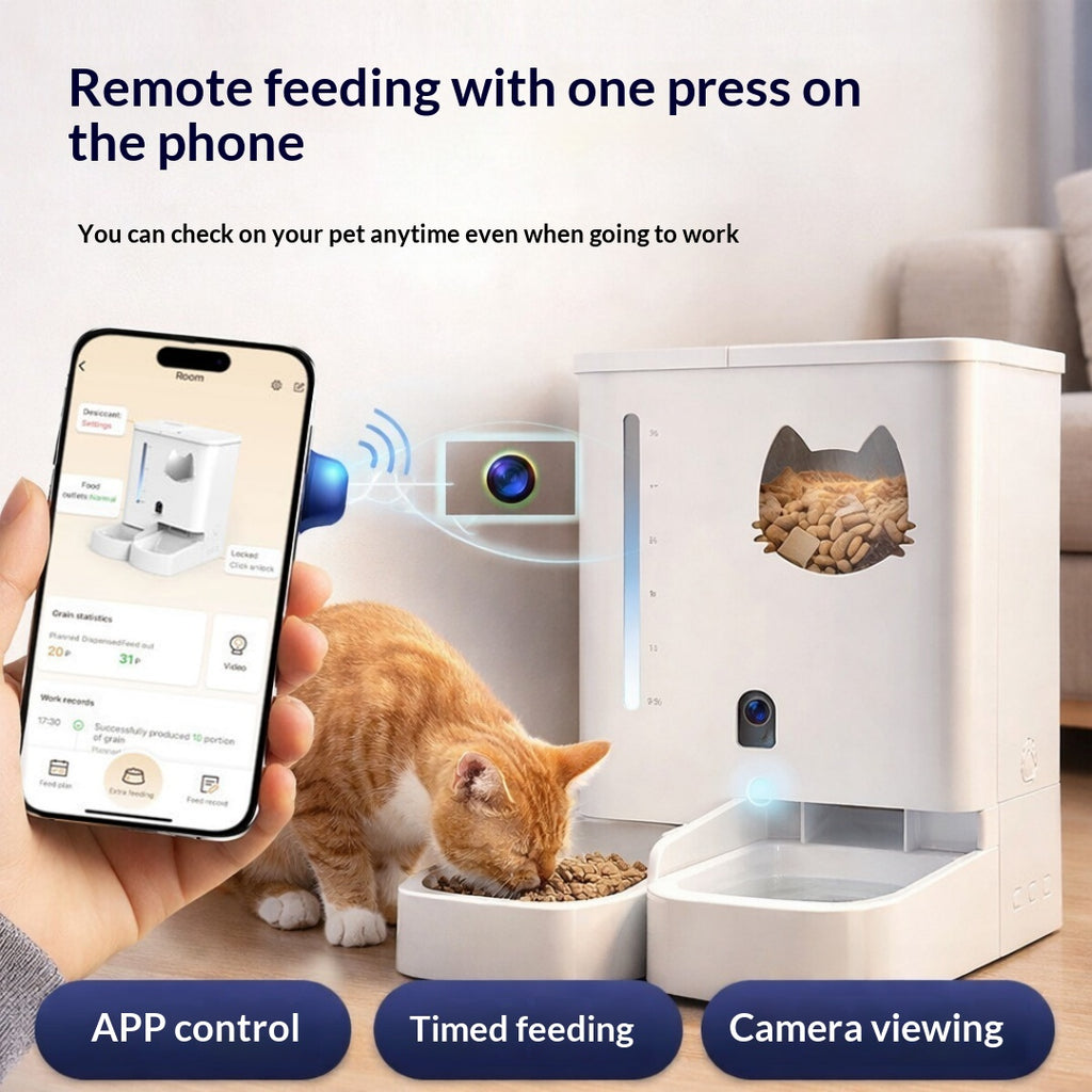 Alimentation automatique intelligente pour animaux de compagnie