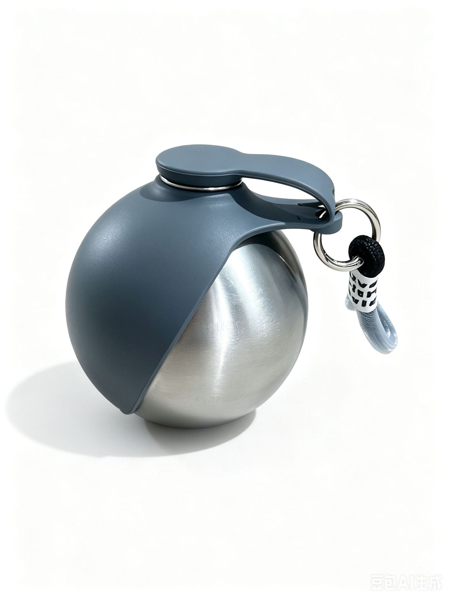 Bouteille d'eau en silicone pliante en acier inoxydable 304 extérieur