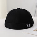 Homme monocolore brodé Lettre NY Ajustable Trendy Style Bohemian Chapeau Landlord