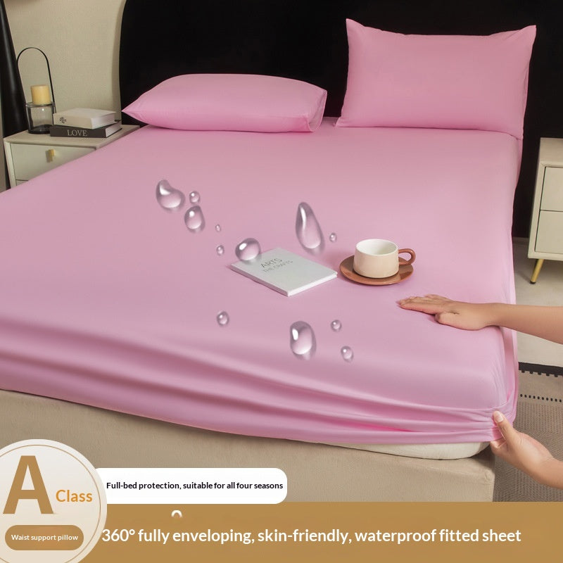 Brushed Imperméable Fitted Sheet Couverture de protection adaptée à la peau