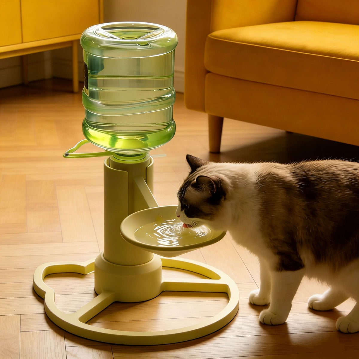 Automatic cat water dispenser fountain