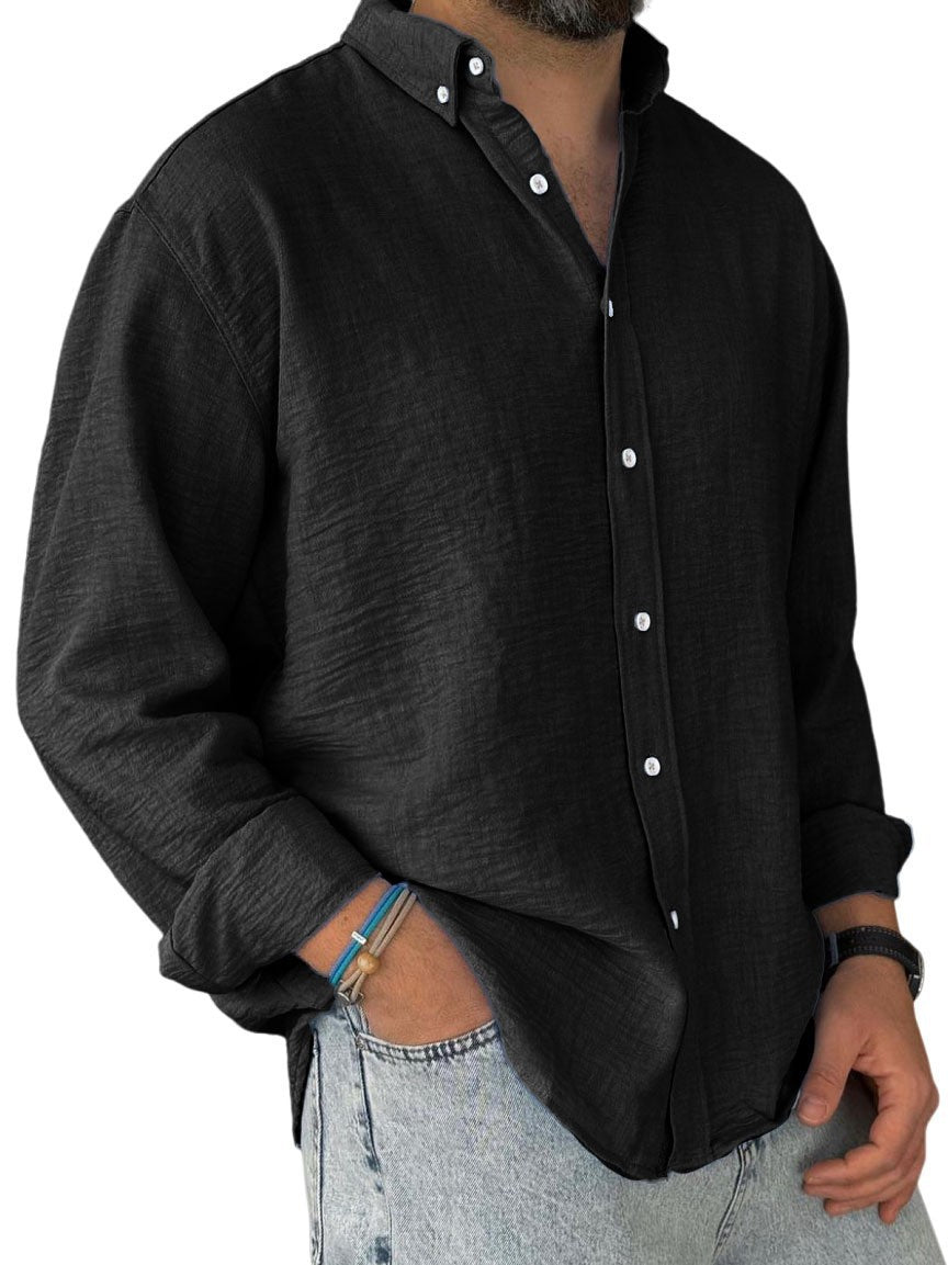 Chemise à manches longues à manches longues pour hommes
