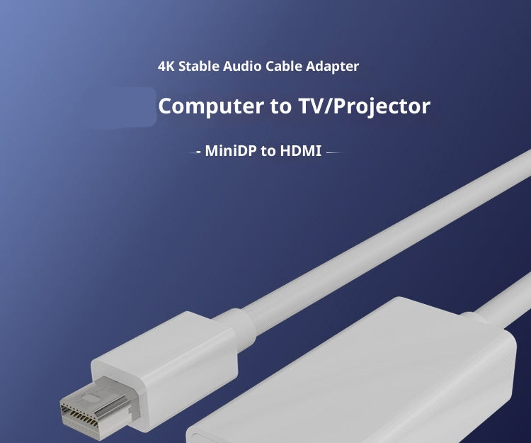Câble 4K HD Thunderbolt vers adaptateur d'ordinateur