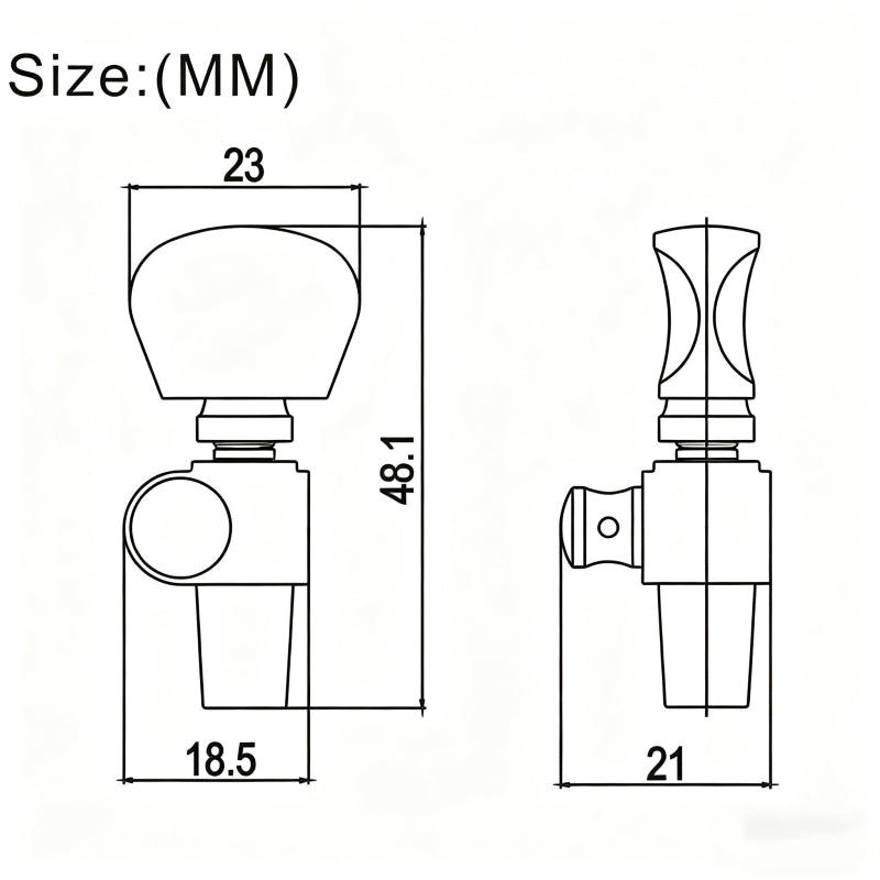 Guitar Headstock Tuning Pegs