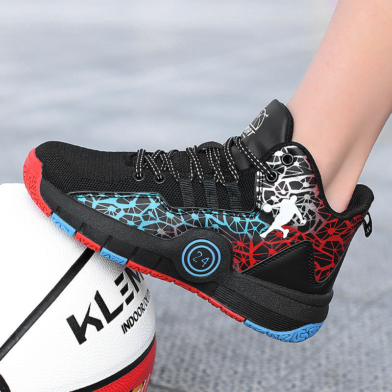 Garçons Mesh Respirant Durable Casual Basketball Sneakers