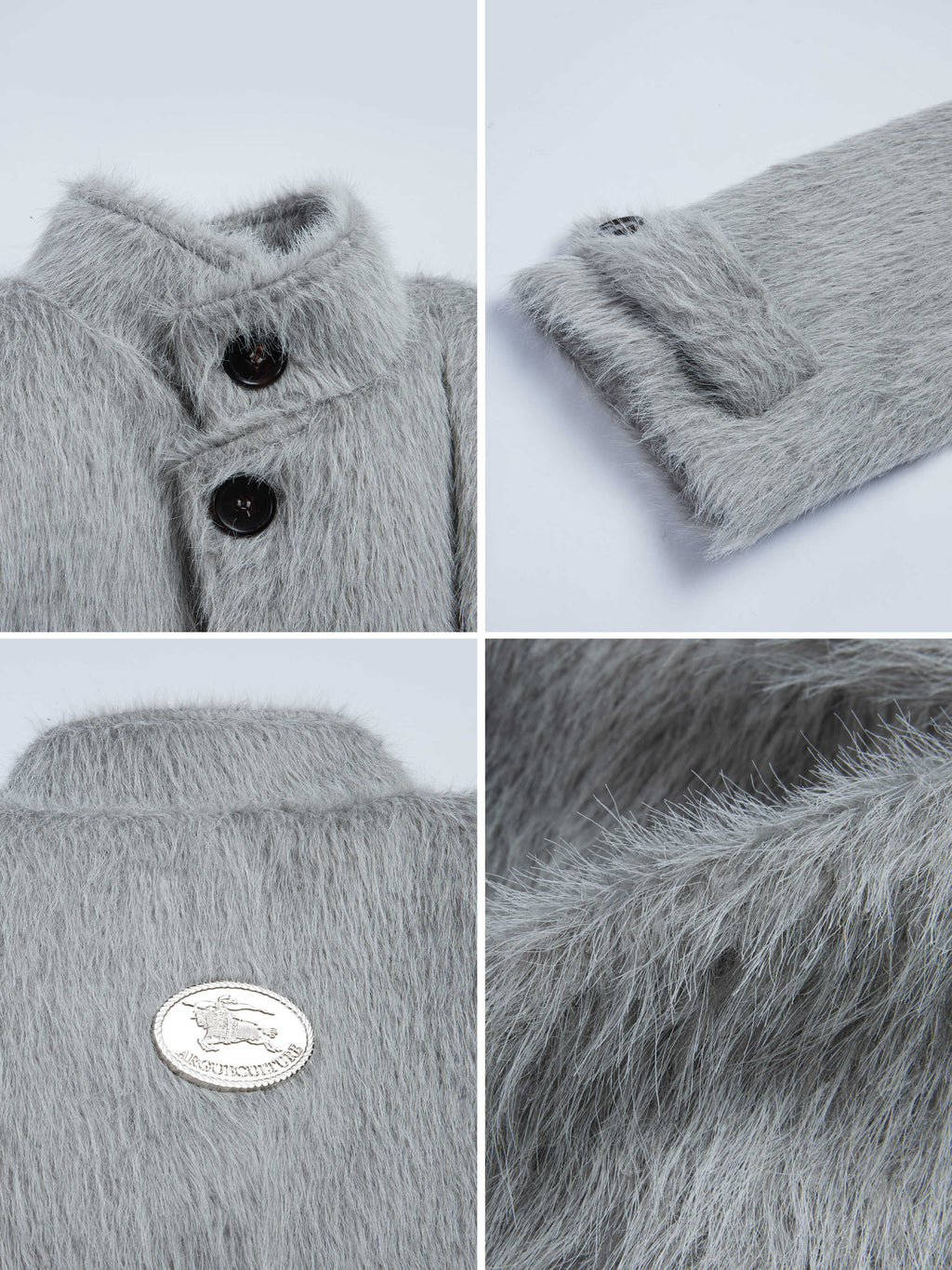 Couvercle long en laine Alpaca avec un design en tie-waist