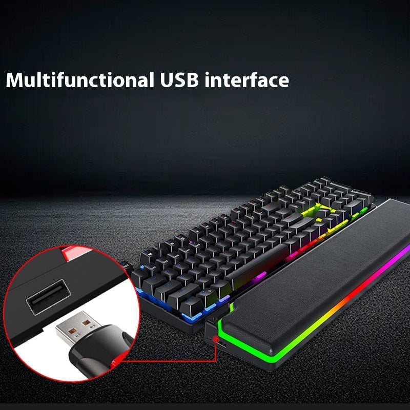 Support de clavier RGB Wristband High Rebound Support de clavier de machines lumineuses