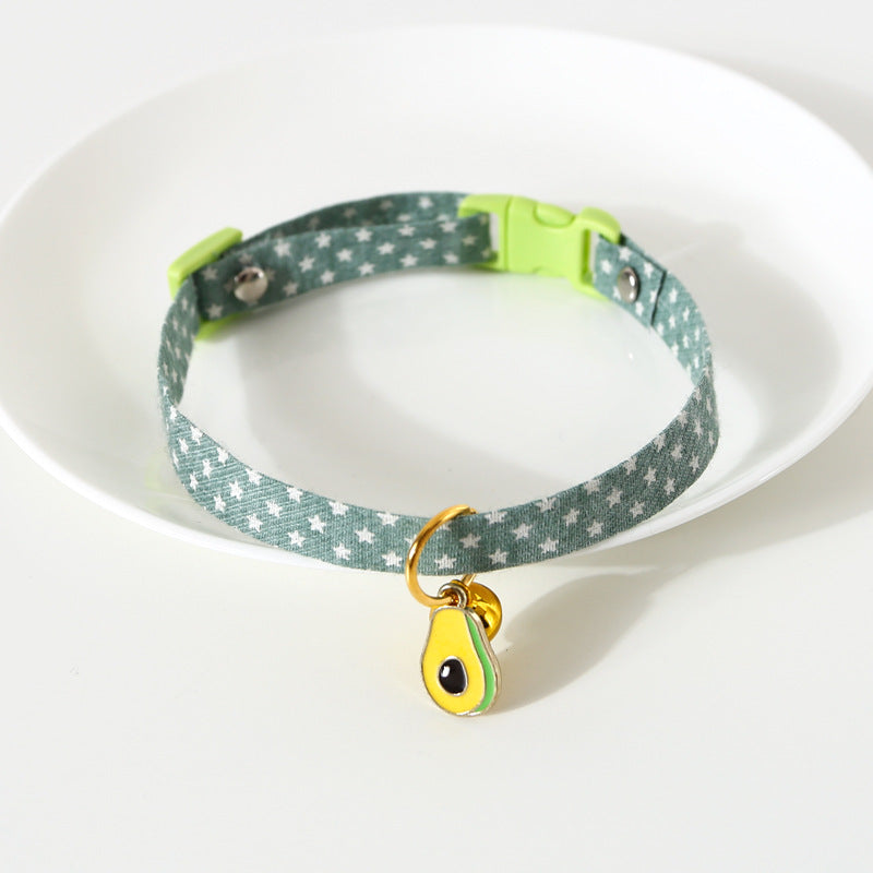 Collier de sécurité pour chien de chat, couleur confluent avocat